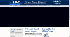 Desktop Screenshot of inlandpaper.com